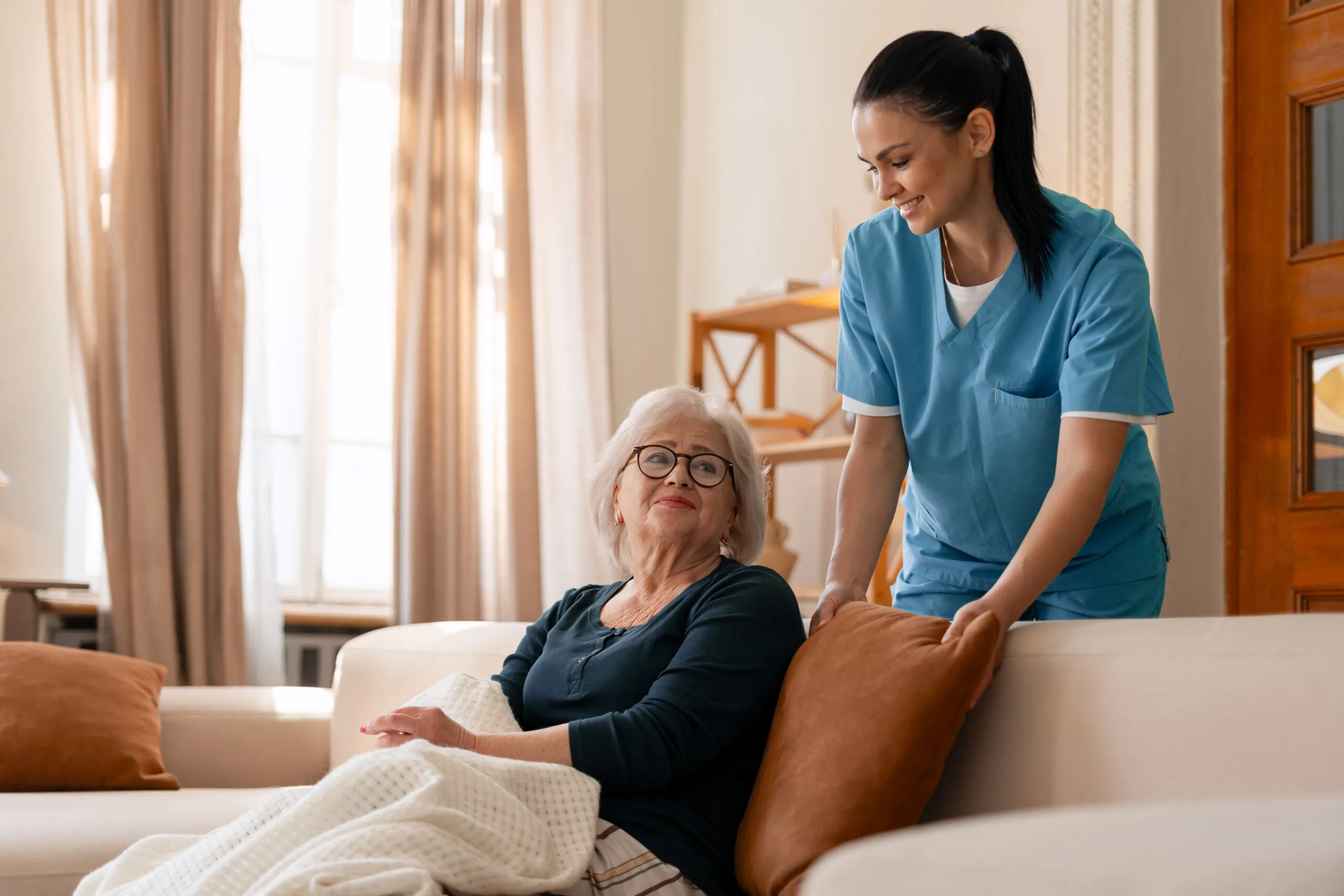 Home Care Assistance in Phillipsburg, KS Amazing Grace Homecare caregiver providing trusted home care assistance in Phillipsburg, KS, including personal care, companionship, and daily support for seniors aging safely at home.